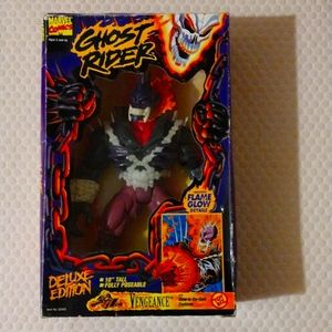 Vintage 1995 Toybiz Marvel Ghost Rider Vengeance 10" inches Deluxe Edition